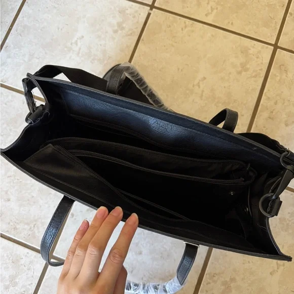 BEIS Black Work Tote - Picture 4 of 10